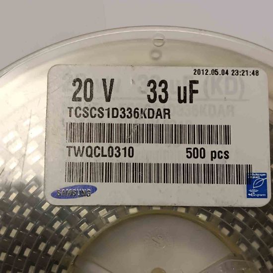 TCSCS1D336KDAR 33MF 20V D SAMSUNG TANTAL KONDANSATÖR resmi
