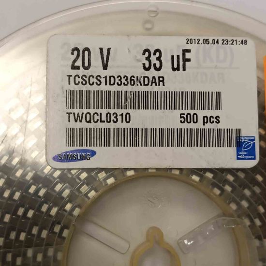 TCSCS1D336KDAR 33MF 20V D SAMSUNG TANTAL KONDANSATÖR resmi