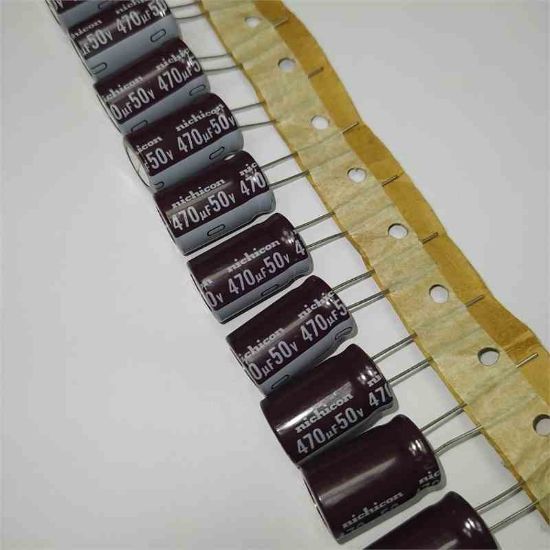 470MF 50V 12.5x25 NICHICON ELKO KONDANSATÖR resmi