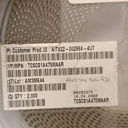 TCSCS1A475MAAR 4.7MF 10V SAMSUNG TANTAL KONDANSATÖR resmi