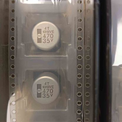 3224RMVE35VC470M 470MF 35V 12.5x13.5 SMD KONDANSATÖR resmi