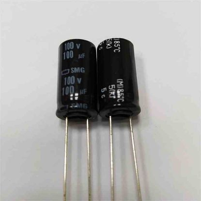 SMG100VB100M 100MF 100V 10x20 85 NIPPON ELKO KONDANSATÖR resmi