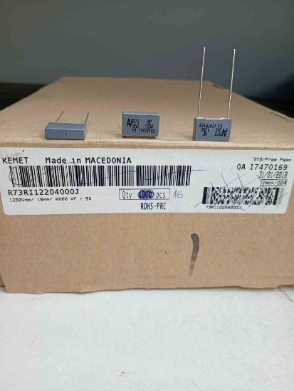 73RI12204000J 2.2NF 1250V 15 0.05 KEMET POLYESTER KONDANSATÖR resmi