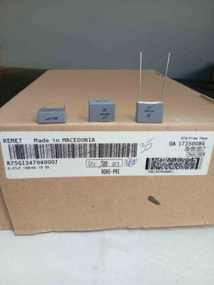 R75GI34704000J 470NF 160V 15 0.05 KEMET POLYESTER KONDANSATÖR resmi