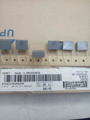 R75GI3560DQ00K 560NF 160V 15 0.1 KEMET POLYESTER KONDANSATÖR resmi