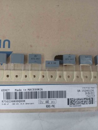 R75GI3680DQ00K 680NF 160V 15 0.1 KEMET POLYESTER KONDANSATÖR resmi