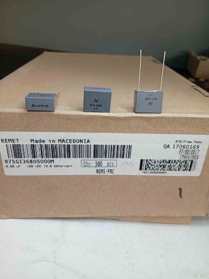 75GI36805000M 680NF 160V 15 0.2 KEMET POLYESTER KONDANSATÖR resmi