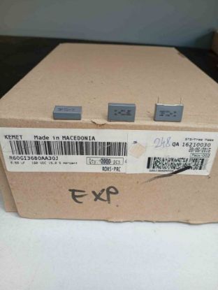 60GI3680AA30J 680NF 160V 15 0.05 KEMET POLYESTER KONDANSATÖR resmi