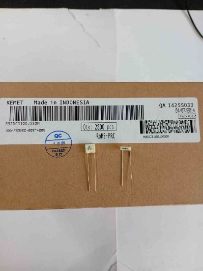 RM2DC3100JX50M 2.2NF 63V 5 0.2 KEMET POLYESTER KONDANSATÖR resmi