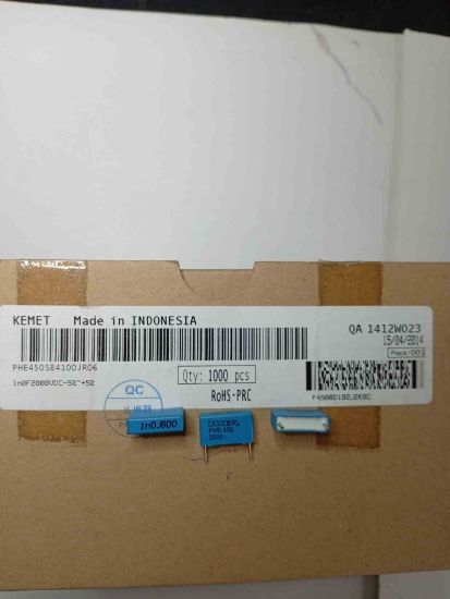 PHE450SB4100JR06 3.3NF 2000V 15 0.05 KEMET POLYESTER KONDANSATÖR resmi