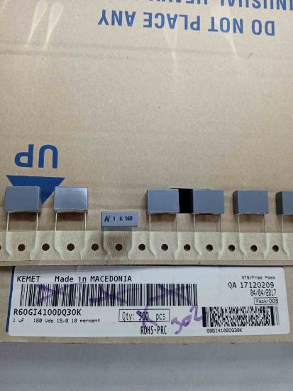 R60GI4100DQ30K 1MF 160V 15 0.1 KEMET POLYESTER KONDANSATÖR resmi