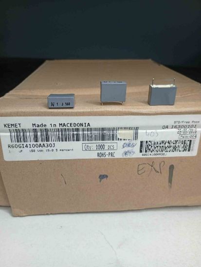 R60GI4100AA30J 1MF 160V 15 0.05 KEMET POLYESTER KONDANSATÖR resmi