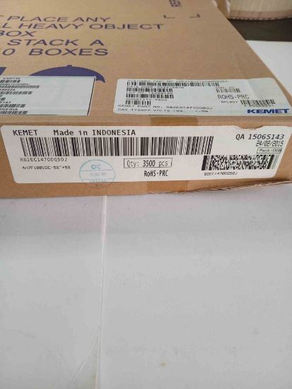 R82EC1470DQ50J 4.7NF 100V 5 0.05 KEMET POLYESTER KONDANSATÖR resmi