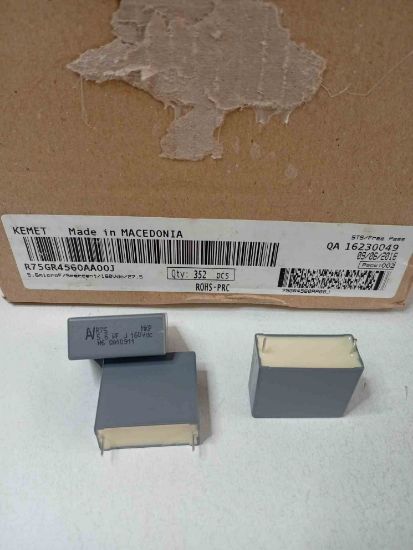 R75GR4560AA00J 5.6MF 160V 27.5 0.05 KEMET POLYESTER KONDANSATÖR resmi