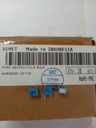 PFR5 682F63J11L4 BULK 6.8NF 63V 5 0.01 KEMET POLYESTER KONDANSATÖR resmi