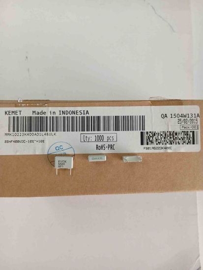 MMK10223K400A01L4BULK 22NF 400V 10 0.1 KEMET POLYESTER KONDANSATÖR resmi