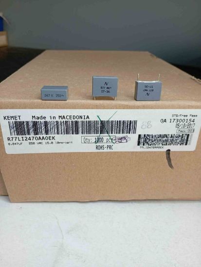 77LI2470AA0EK 47NF 250VAC 15 0.1 KEMET POLYESTER KONDANSATÖR resmi