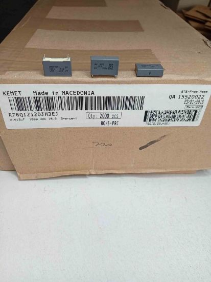 R76QI2120JH3EJ 12NF 1000V 15 0.05 KEMET POLYESTER KONDANSATÖR resmi