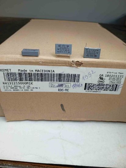 R413I215000M1K 15NF 300VAC 15 0.1 KEMET POLYESTER KONDANSATÖR resmi