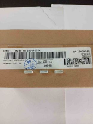 MMK10104K250A01L4BULK 1NF 250V 10 0.1 KEMET POLYESTER KONDANSATÖR resmi