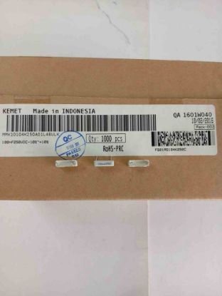 MMK10104K250A01L4BULK 1NF 250V 10 0.1 KEMET POLYESTER KONDANSATÖR resmi