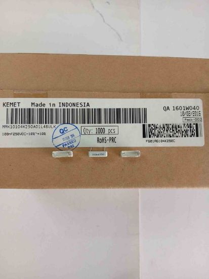MMK10104K250A01L4BULK 1NF 250V 10 0.1 KEMET POLYESTER KONDANSATÖR resmi