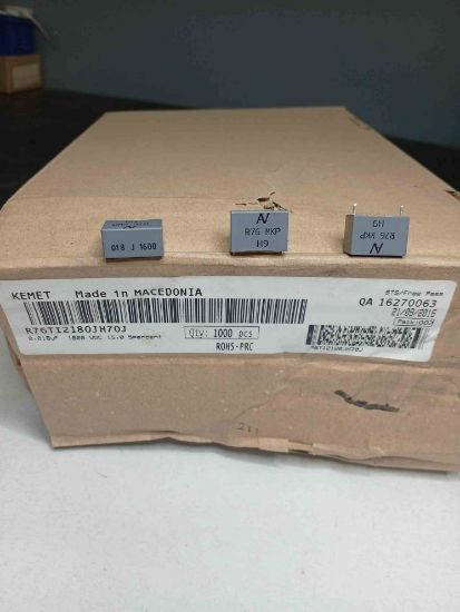 R76TI2180JH70J 18NF 1600V 15 0.05 KEMET POLYESTER KONDANSATÖR resmi