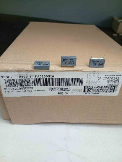 R60QI2100SE00K 10NF 1000V 15 0.1 KEMET POLYESTER KONDANSATÖR resmi