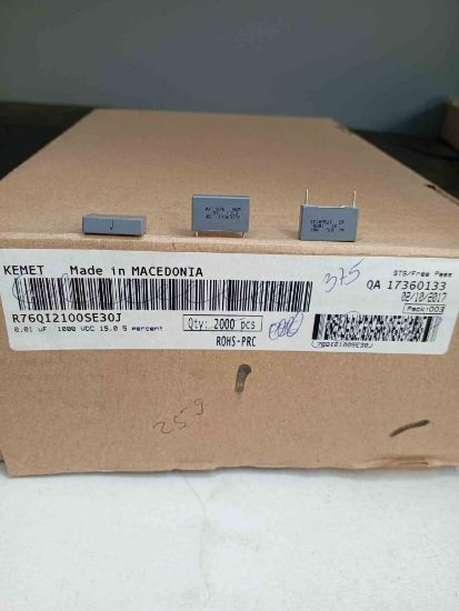 R76QI2100SE30J 10NF 1000V 15 0.05 KEMET POLYESTER KONDANSATÖR resmi