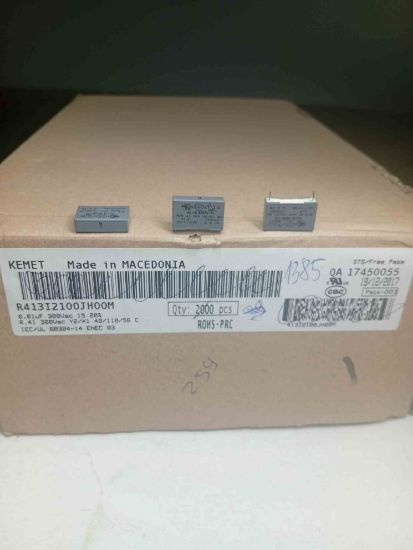 R413I2100JH00M 10NF 300VAC 15 0.2 KEMET POLYESTER KONDANSATÖR resmi