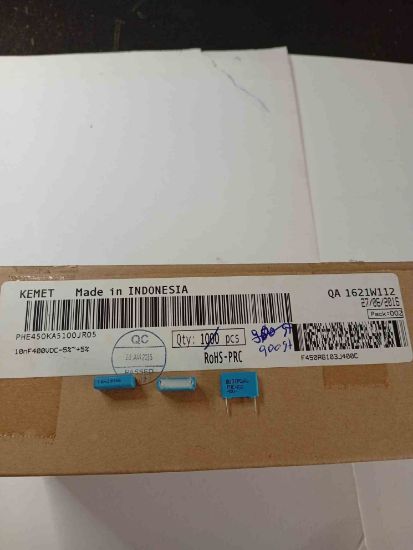 PHE450KA5100JR05 10NF 400V 10 0.05 KEMET POLYESTER KONDANSATÖR resmi