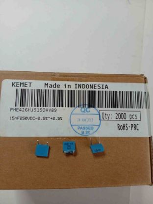 PHE426HJ5150HV89 15NF 250V 5 0.025 KEMET POLYESTER KONDANSATÖR resmi