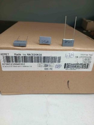 R75RI21004030J 10NF 1250V 15mm 0.05 KEMET POLYESTER KONDANSATÖR resmi