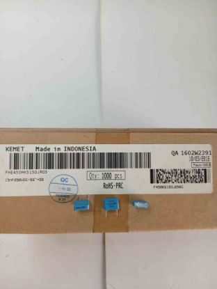 PHE450HK5150JR05 15NF 250V 7.5 0.05 KEMET POLYESTER KONDANSATÖR resmi