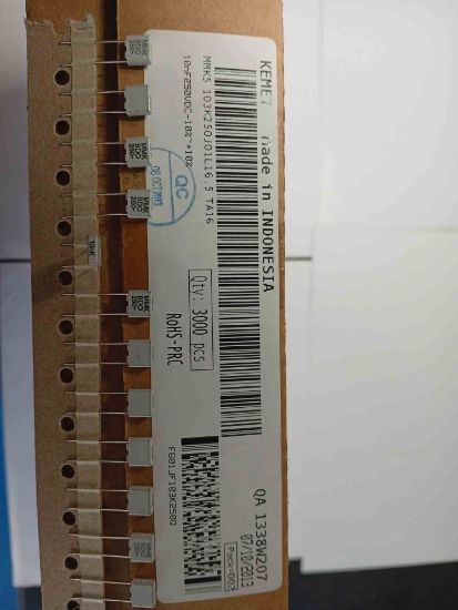 MMK5 103K250J01L16.5 TA16 10NF 250V 5 0.1 KEMET POLYESTER KONDANSATÖR resmi
