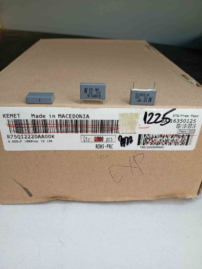 R75QI2220AA00K 22NF 1000V 15 0.1 KEMET POLYESTER KONDANSATÖR resmi