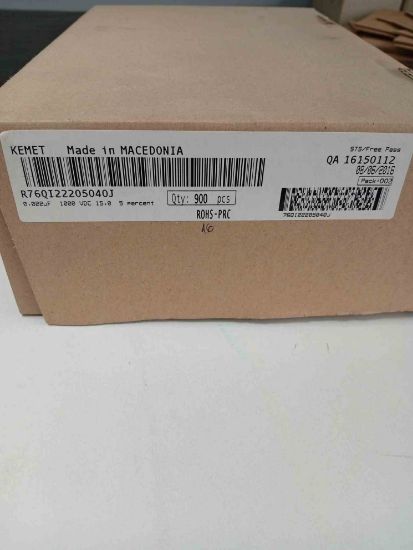 R76QI22205040J 22NF 1000V 15 0.05 KEMET POLYESTER KONDANSATÖR resmi