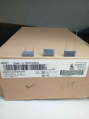 46KI22204001K1 22NF 275VAC 15 0.1 KEMET POLYESTER KONDANSATÖR resmi