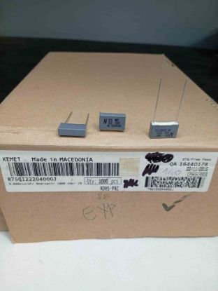 R75QI22204000J 22NF 1000V 15 0.05 KEMET POLYESTER KONDANSATÖR resmi