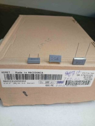 60II31005030J 100NF 250V 15 0.05 KEMET POLYESTER KONDANSATÖR resmi