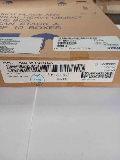 R82EC3220DQ70J 33NF 100V 5 %5 KEMET POLYESTER KONDANSATÖR resmi