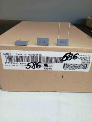R75II3100CK00K 100NF 250V 15 0.1 KEMET POLYESTER KONDANSATÖR resmi