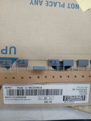 R60II3100DQ30K 100NF 250V 15 0.1 KEMET POLYESTER KONDANSATÖR resmi