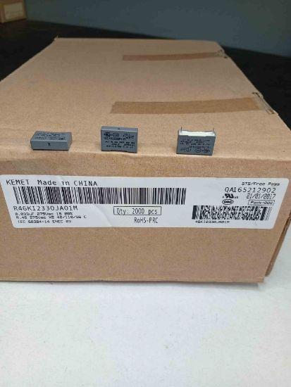 R46KI2330JA01M 33NF 275VAC 15 20%|R.46 KEMET POLYESTER KONDANSATÖR resmi
