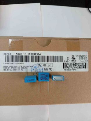 PHE840MX6220MB06R17 220NF 275VAC 15 0.2 KEMET POLYESTER KONDANSATÖR resmi