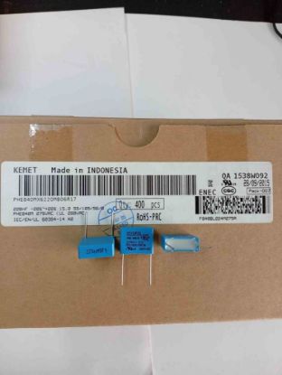 PHE840MX6220MB06R17 220NF 275VAC 15 0.2 KEMET POLYESTER KONDANSATÖR resmi