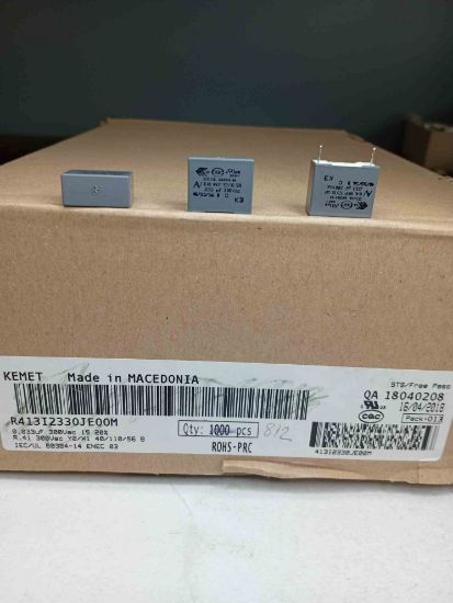 413I2330JE00M 33NF 300VAC 15 0.2 KEMET POLYESTER KONDANSATÖR resmi