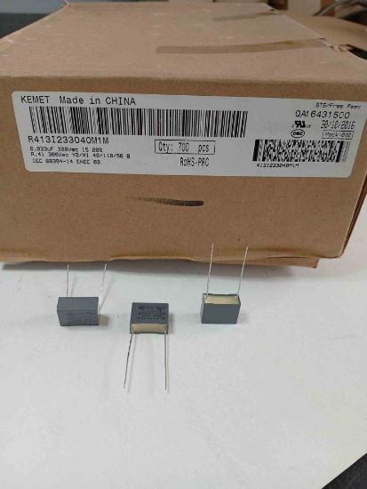 R413I233040M1M 33NF 300VAC 15 20%|R.41 KEMET POLYESTER KONDANSATÖR resmi