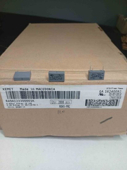 R49AI23300001K 33NF 310VAC 15 0.1 KEMET POLYESTER KONDANSATÖR resmi