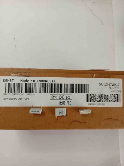 MMK10104M250A01L4BULK 100NF 250V 10 0.2 KEMET POLYESTER KONDANSATÖR resmi